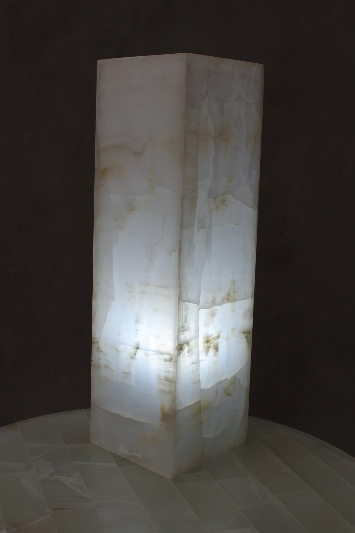 Rectangular bedside lamp