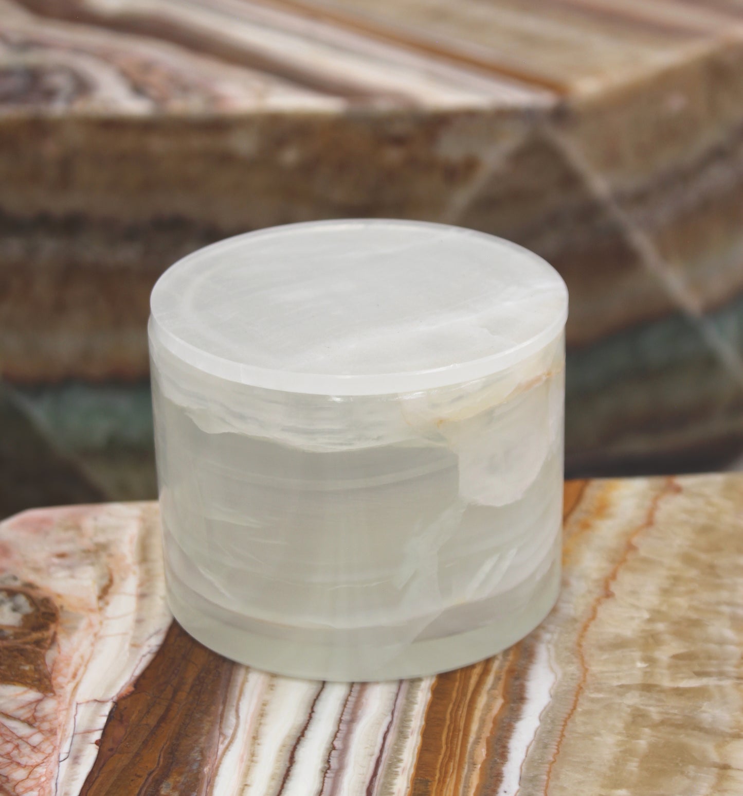 Cylindrical container