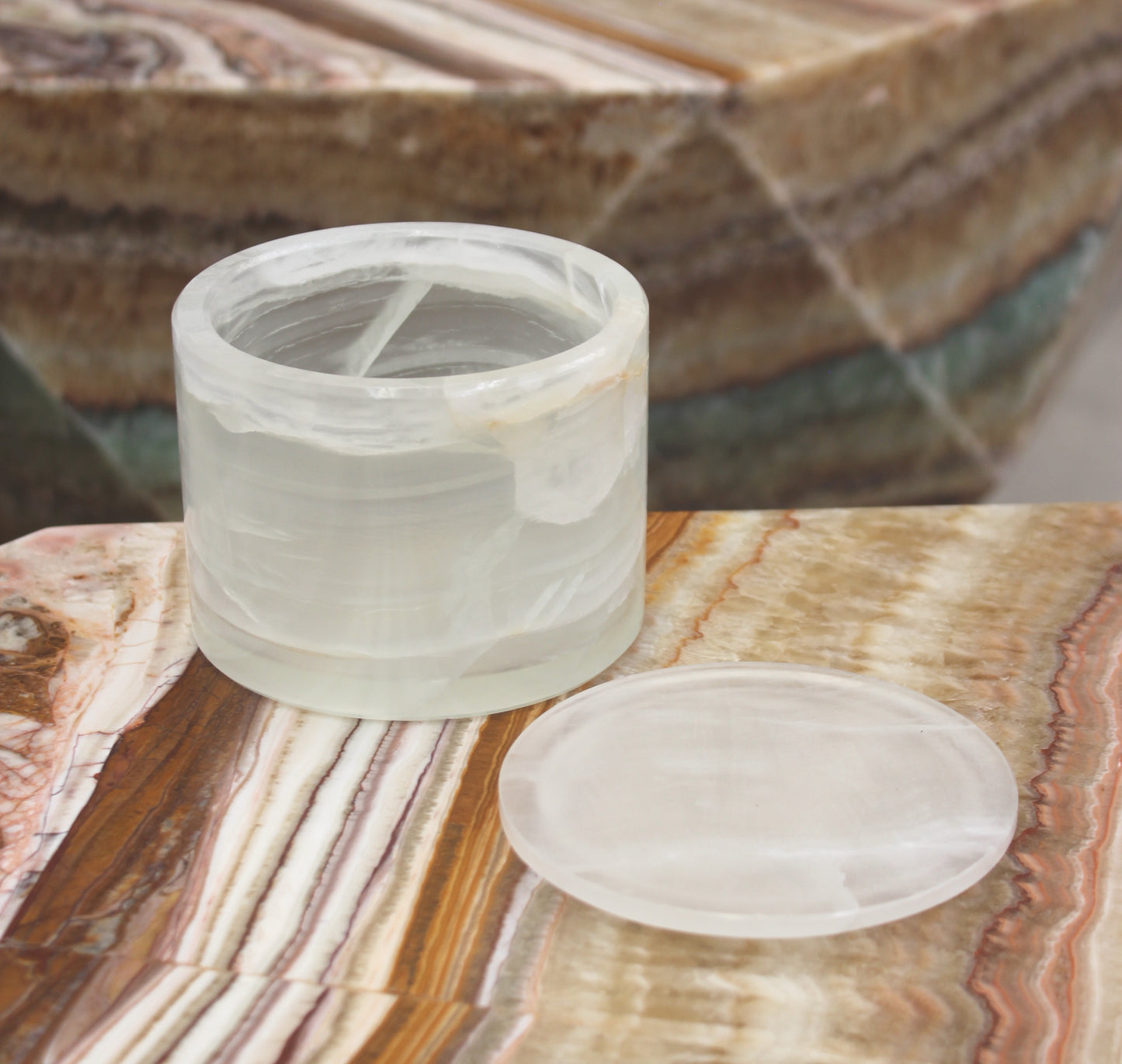 Cylindrical container
