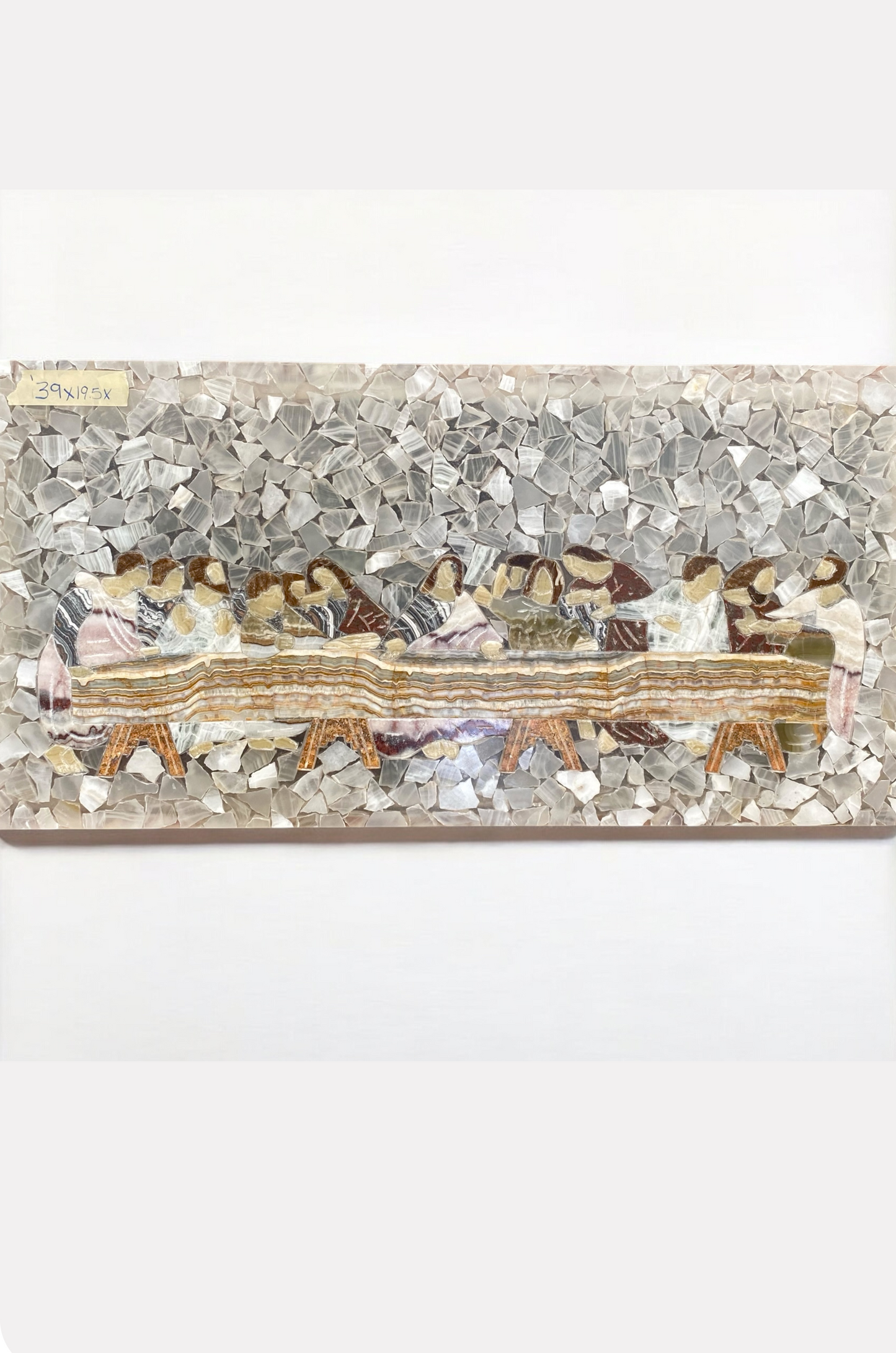 The Last Supper Onyx Mosaic Wall